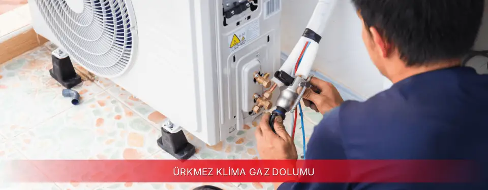 Ürkmez İlçemi Awox Klima Gaz Dolumu